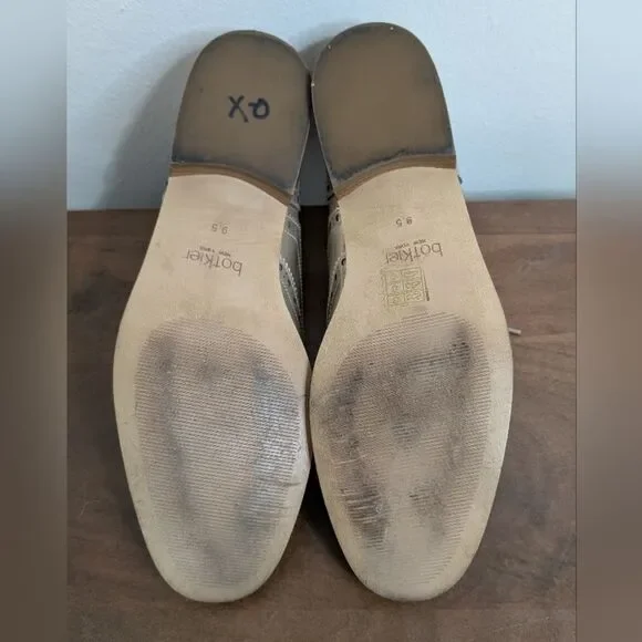 Botkier Preppy Gold Metallic Academia Menswear Wingtip Oxford Loafers 9.5 - Picture 14 of 16